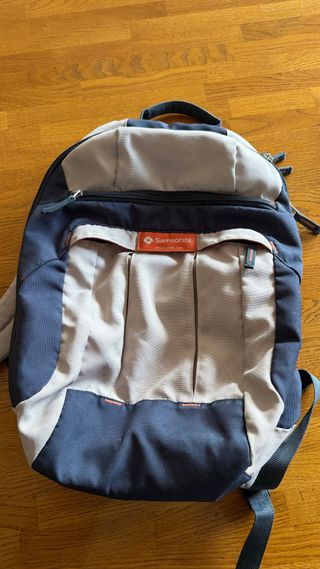 Mochila Samsonite Beige/Azul