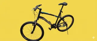 Bicicleta MTB B'Twin Negra