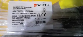 Fascette Wurth 3,5 x 200 mm (16 pacchi)