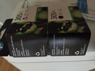 Juego 2 Cartuchos HP 305XL Color y Negro