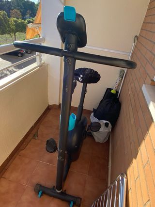 Bici Estática Domyos con Cubresillín