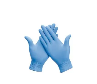 Guantes de nitrilo azules