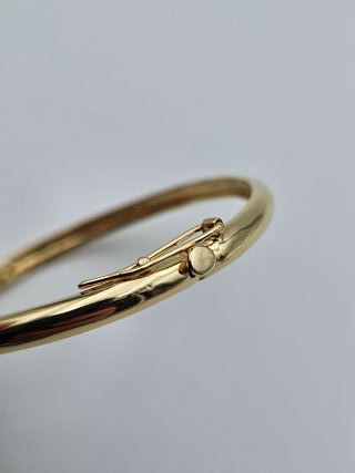 Pulsera de Oro 18K, Tipo Cartier, Diseño Clavo