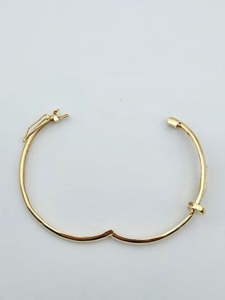 Pulsera de Oro 18K, Tipo Cartier, Diseño Clavo