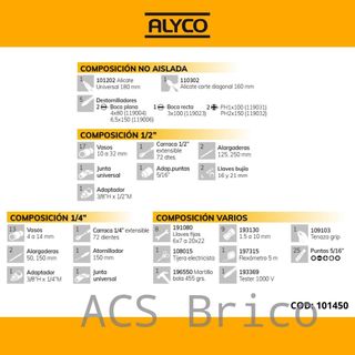 Maletín Herramientas 98 Piezas Alyco 101450
