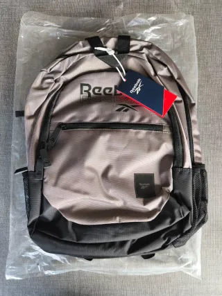 Mochila Reebok Negra y Gris