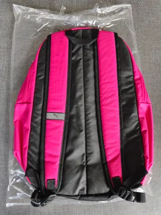 Mochila Puma Rosa y Gris