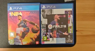 FIFA 21 + NBA 2K23 PS4