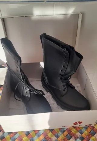 Botas militares Tolino negras