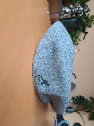 Boina Kangol color gris talla L