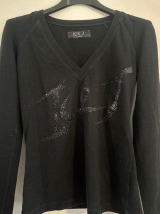 Maglia ICE-J by Iceberg nera manica lunga