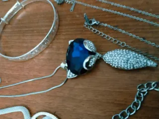 Collares con colgantes de osito Acero y chapado 14