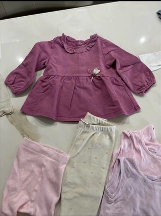 Lotto vestiti bambina 6-9 mesi