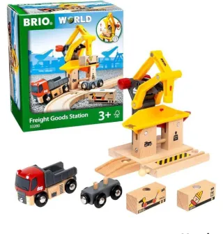 BRIO WORLD Freight Goods Station 33280