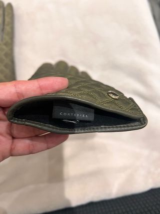 Guantes acolchados y de piel