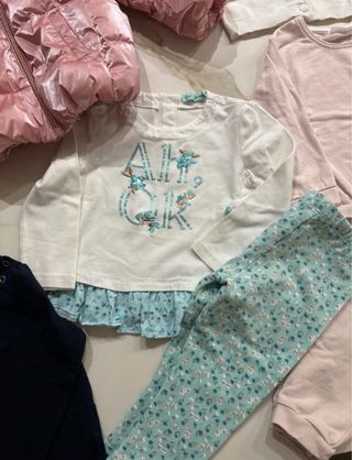 Lotto vestiti invernali bambina 12-18 mesi