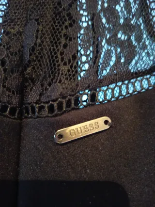 Vestido fiesta negro Guess