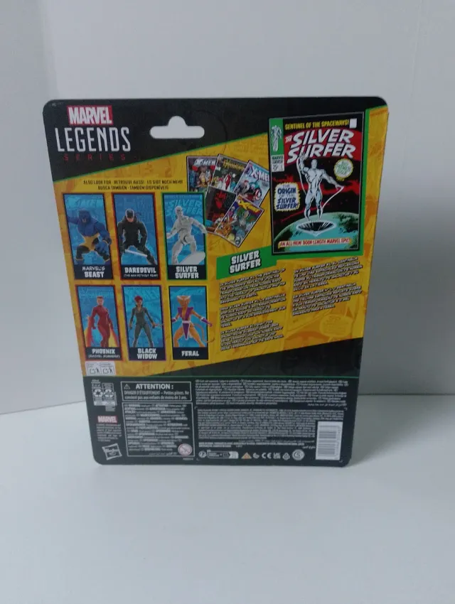 Marvel Legends Silver Surfer Figura Comic Accessor