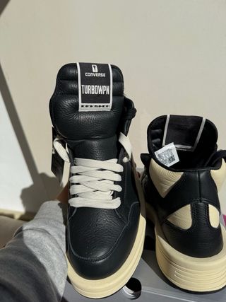 Converse TurboWpn Rick Owens Negro/Beige