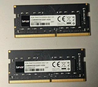 16GB RAM (2x8GB) DDR4 3200MHz Lexar SODIMM