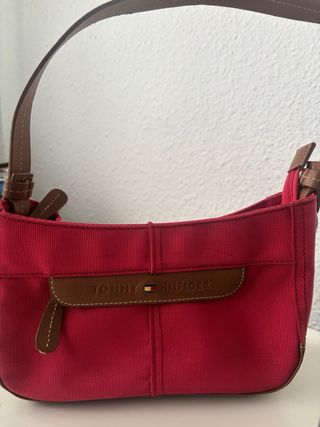 Bolso Tommy Hilfiger Mujer Lona y Piel