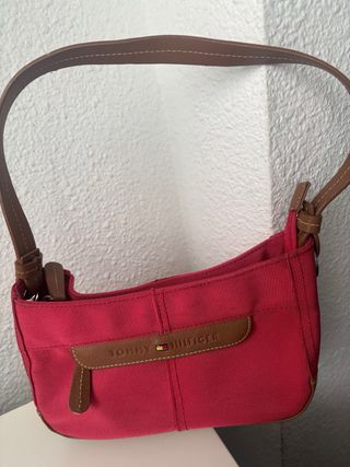 Bolso Tommy Hilfiger Mujer Lona y Piel