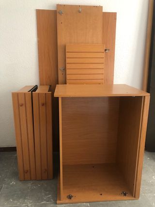 Armario modular madera 4 puertas