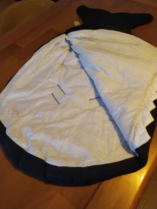 Saco Carrito Tiburón negro Bebé