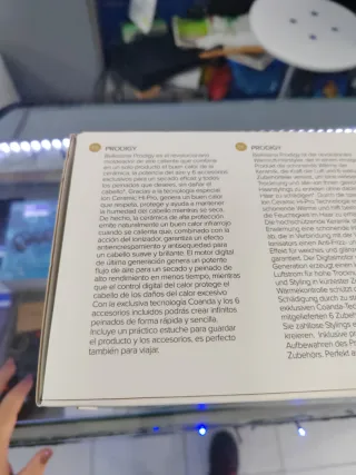 Bellísima Prodigy - Secador y moldeador de aire