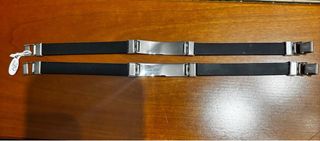 Pulsera de Acero con Cruz Negra