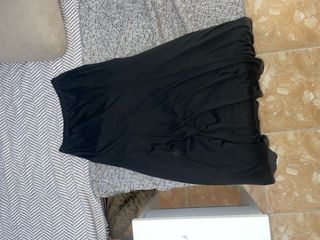 Falda larga negra flamenca cómoda