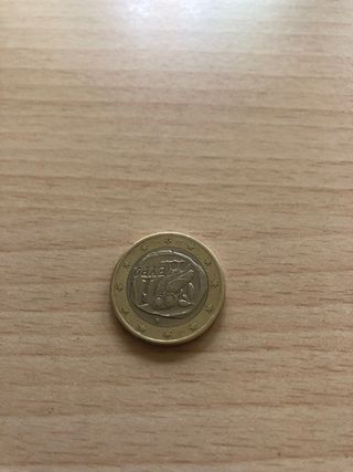 Moneda 1 Euro búho 2002 GRIEGA