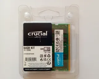 Memoria RAM Crucial 64GB (2x32GB) DDR4-3200 SODIMM