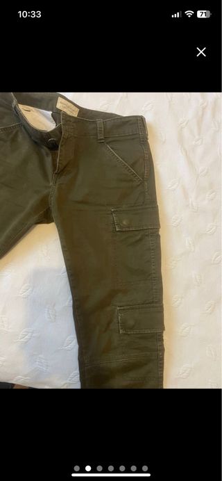 Pantalón cargo Ralph Lauren mujer verde oliva
