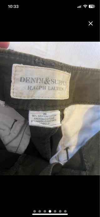 Pantalón cargo Ralph Lauren mujer verde oliva