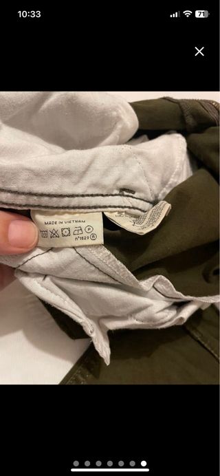 Pantalón cargo Ralph Lauren mujer verde oliva