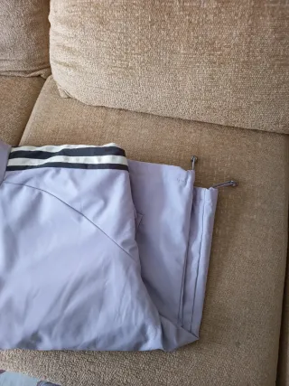 Chándal unisex gris y morado