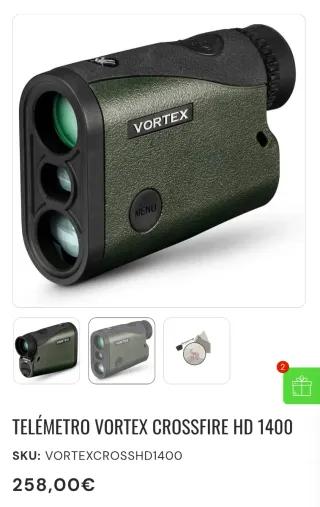 Telémetro Vortex Crossfire HD 1400