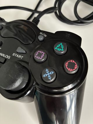 Controller PS2/PS1 Nero Compatibile