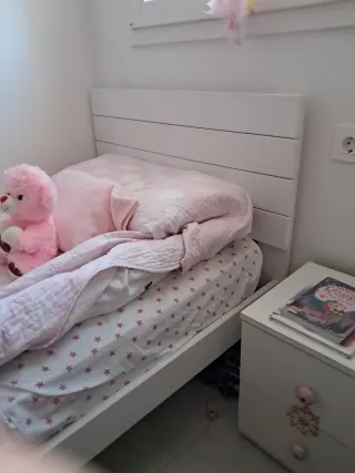 2 Camas Madera Blancas Estilo Ikea