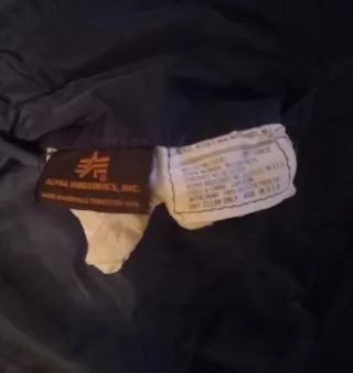 Chaqueta Bomber Alpha Industries Clásica 90s