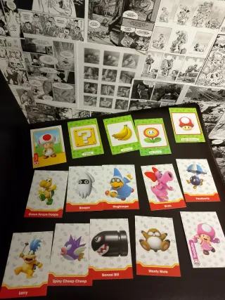 Lotto 48 Carte Super Mario Trading Card