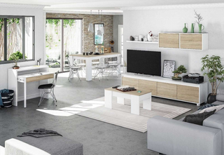 Mesa Comedor Kendra Extensible. Roble Canadian y