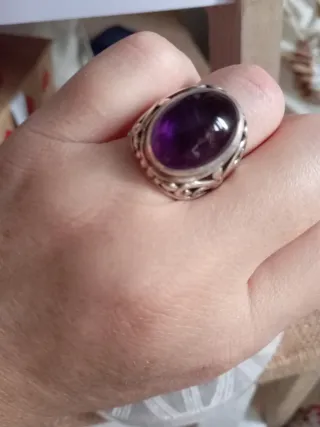 Anillo de Amatista Plata