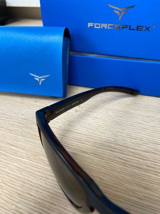 Gafas de sol FORCEFLEX flexibles negras/marrones