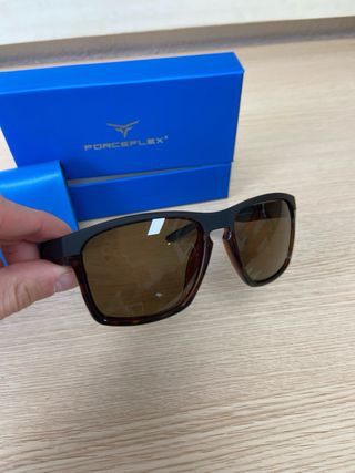Gafas de sol FORCEFLEX flexibles negras/marrones
