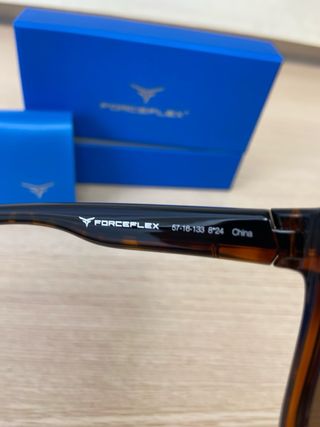 Gafas de sol FORCEFLEX flexibles negras/marrones