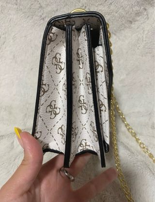 Bolso Blanco y Dorado