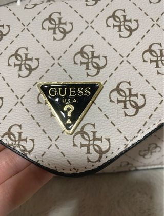 Bolso Blanco y Dorado