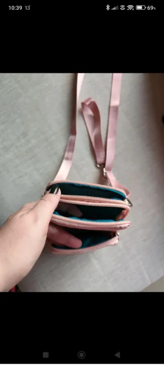 Bolso porta móvil con tarjetero